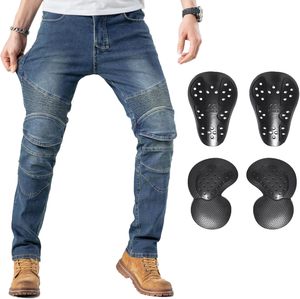Pantalones de motocicleta para hombre 2025, pantalones vaqueros para montar en Motocross, pantalones de moto de aventura con almohadillas protectoras de armadura CE para rodilla y cadera - Product Image 1