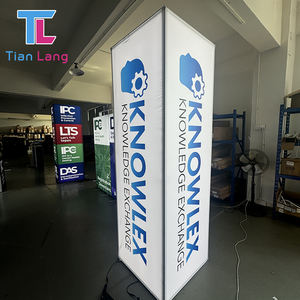 Vlastní Tisknutá Přenosná Podsvícená Výstavní Stánková Zobrazení Panneau d'affichage LED Svítidlo Podsvícený Plakát Výstavní - Product Image 5