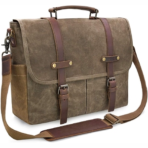 Nouveau 2025 sac de bureau en cuir véritable de qualité supérieure pour hommes sac en cuir d'affaires de haute qualité OEM sac en cuir avec logo personnalisé - Product Image 4