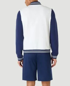 Veste de sport à capuche personnalisée avec logo personnalisé en polyester 100% Fermeture éclair personnalisée Veste de baseball cousue ou imprimée - Product Image 5