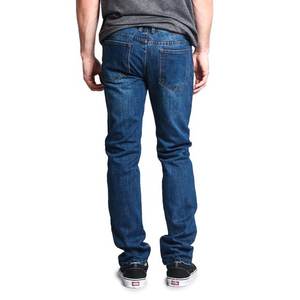 Pantalones vaqueros plisados dobles de cintura alta para hombre, pantalones vaqueros elásticos azules sueltos rectos clásicos de otoño, pantalones de talla grande 30-42 44 46 - Product Image 3
