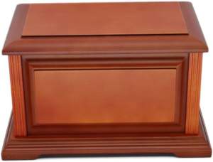 Handcrafted <b>Large</b> Wooden Funeral Cremation <b>Urn</b> Box for Human Ashes,Burial <b>Urn</b> for Adult up to 225lbs Burial Supplies - Product Image 2
