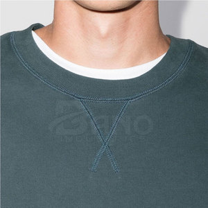 2024 Best Quality Loose <b>Plain</b> <b>Sweatshirt</b> for Men Casual Wear Made in Pakistan 100% Cotton for Autumn Season - Product Image 4