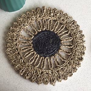 Manteles individuales de algas marinas ecológicos modernos, decoración de vidrio de alta calidad para fiestas, artículos calientes - Product Image 5