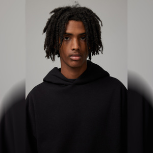 Sweat à capuche en polaire technique zippé avec logo personnalisé pour hommes de haute qualité 100% coton respirant 320 g/m² Sweat-shirt d'hiver ample à capuche avec col - Product Image 2