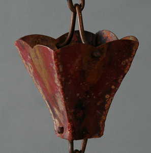 Chaîne de pluie carrée en aluminium au design vintage antique, avec coupelles en cuivre pour l'extérieur – Meilleures ventes – Fournisseurs en gros - Product Image 3