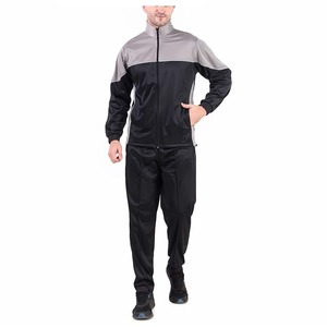 Trajes de jogging con cremallera para hombre de fabricación al por mayor, conjunto de chándal de invierno cálido, transpirable y de secado rápido - Product Image 1