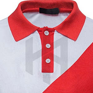 Chemise pour homme de qualité supérieure, en coton 100% tricoté, coupe ajustée, respirante, séchage rapide, manches courtes - Product Image 2