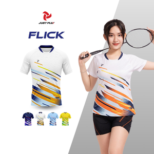 Maillot de badminton sportif à séchage rapide de haute qualité conception la plus chaude chemise de sport de fitness personnalisée pour adultes bon prix FLICK JP - Product Image 3