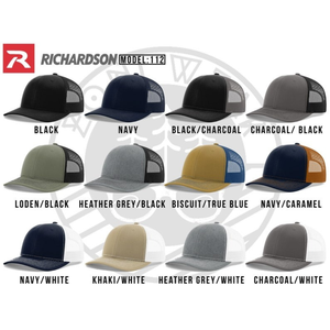 Haute qualité 6 panneaux structuré maille chapeau personnalisé en cuir Logo blanc Snapback casquette pour la pêche en plein air activités Richard 112 casquette - Product Image 5