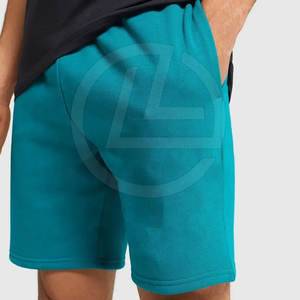 Casual Cotton <b>Fleece</b> <b>Shorts</b> With Relaxed Fit And Soft Inner Lining High Quality Cotton <b>Fleece</b> <b>Shorts</b> - Product Image 2