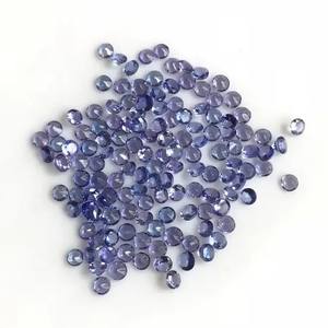 6mm Naturel Bleu Tanzanite Pierre À Facettes Rondes En Gros Semi Précieuses Pierres Précieuses En Vrac Pour Le Réglage De Bijoux De Fabricant Maintenant - Product Image 1