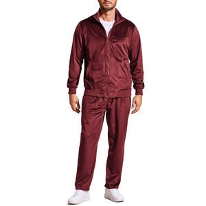 Chándal de terciopelo para hombre, ropa informal, de alta calidad, antiarrugas, cómodo, totalmente personalizado, chándal de terciopelo para hombre con peso ligero - Product Image 1