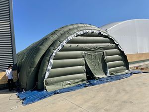 Tùy chỉnh <span class=keywords><strong>Inflatable</strong></span> lều không khí-hỗ trợ hangar kín PVC khung - Product Image 6
