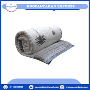 Offre Spéciale 100% coton biologique King Size couette à la main bloc imprimé doux coton Voile tissu couette à la main pour le Style de confort - Product Image 2