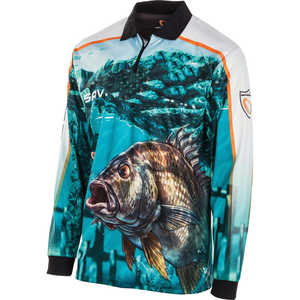 Camisetas de polo de pesca con protección UV sublimación rendimiento personalizado para hombre - Product Image 4