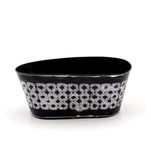 Jardinière en métal de luxe meilleure qualité fabriquée à la main décoration de sol intérieur/extérieur vendeur chaud durable pour un usage domestique - Product Image 6