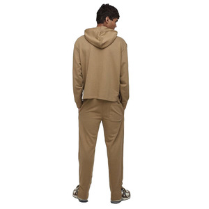Jersey holgado informal con diseño de bolsillo oculto Sudadera con capucha de color sólido minimalista Logotipo personalizado Sudadera con capucha al por mayor OEM. - Product Image 5