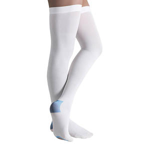 공장 가격 항혈전 압박 스타킹 - 15-20 MmHg 허벅지까지 오는 남녀 공용 지지 양말 - Product Image 2