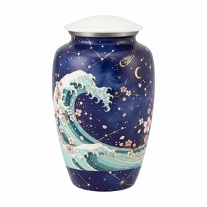 โกศบรรจุอัฐิลายดอกไม้หรูหรา งานฝีมือ งานศิลปะระดับพรีเมียม สำหรับงานศพ มีจำหน่ายในราคาที่คุ้มค่า - Product Image 1