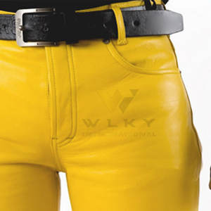 Pantalon en cuir pour homme, best-seller, prix bas, pantalon en cuir, nouvelle arrivée, pantalon en cuir véritable pour homme - Product Image 6