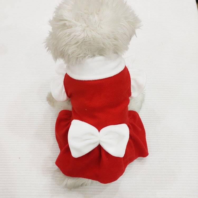 christmas dresses for puppies Festive Green Red Dog Dress Features an adorable candy cane tulle skirt Candy Cane Cutie Dog Dress