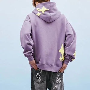 เสื้อฮู้ดแบบสวมหัวสำหรับผู้ชายผ้าโพลีเอสเตอร์พิมพ์ลายตัวอักษรขนแกะหนารวดเร็ว6XL สำหรับฤดูหนาวออกแบบได้ตามต้องการ - Product Image 6