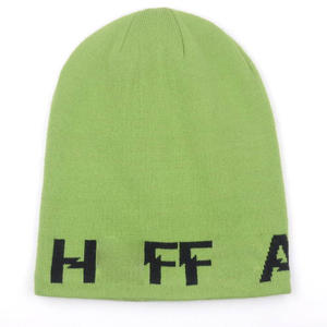 Personalized Warm Letter Jacquard Beanie Custom Knit Hat Soft <b>Winter</b> <b>Cap</b> with Logo Embroidery for Fashion Wear - Product Image 1