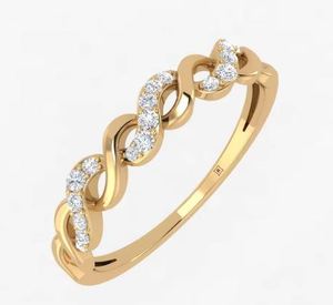 Tendance Offre Spéciale Bague Unique en Diamant Véritable Certifiée IGI Prix Imbattable par le Fournisseur Multispecialty Pour surprise d'anniversaire - Product Image 3