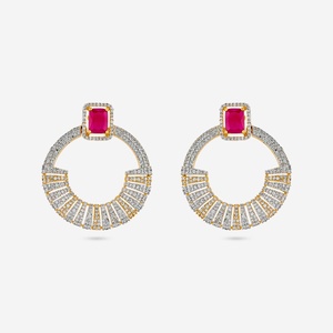 Zircon Fashion <b>Chandelier</b> Earrings 190434 - Product Image 1