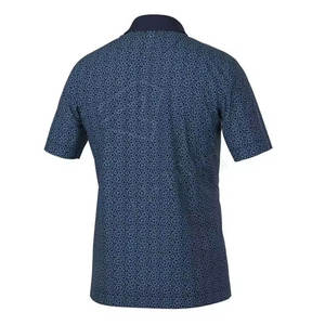 Camisetas de polo de golf de estilo informal con logotipo personalizado al por mayor, camisetas lisas promocionales de manga corta de secado rápido y ajuste Extragrande - Product Image 2