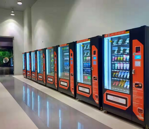 High Quality Factory Touch Screen Smart <b>Mini</b> Drinks Snack Vending Machine 300-600 Capacity <b>Compressor</b>/Thermoelectric Cooling - Product Image 3