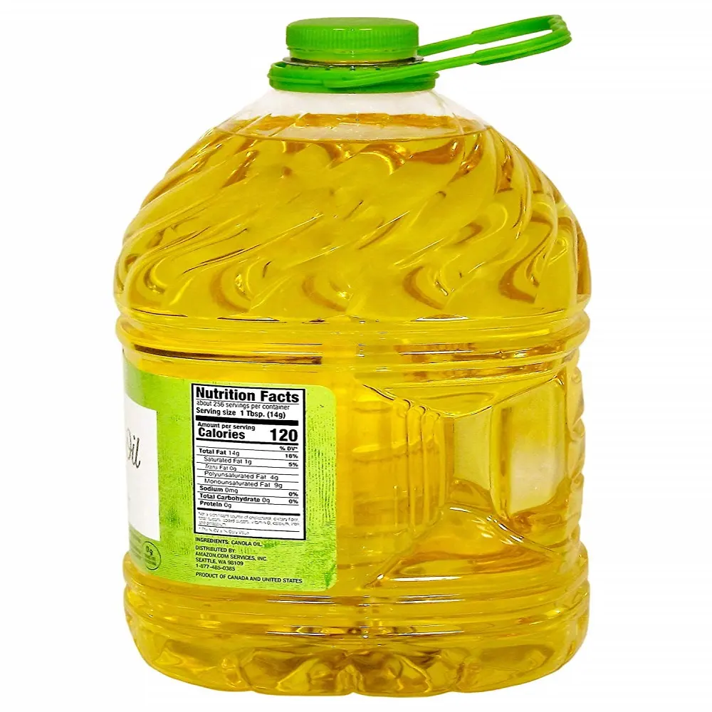 Wholesale Canola Oil Rapeseed Oil Bulk Canola Oil for Sale Gift Mason Bottle Glass Packing Packaging Plastic Jar Origin Vacuum