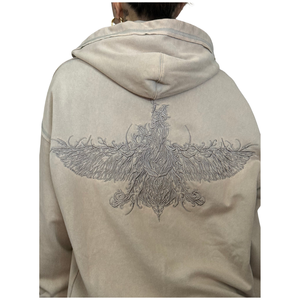 Custom Men's 100% Cotton Winter Streetwear Embroidered Fleece Regular Fit <b>Hoodie</b> <b>Plain</b> Dyed Sweatshirt Solid Pattern Patch - Product Image 3