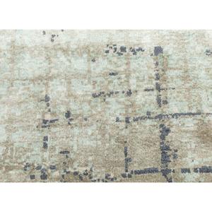 Tapis en laine et soie de bambou noué à la main Kavi Ivory, collection Chaos Theory - Esk-9014, tapis abstrait pour salon, rectangulaire, pour couloir - Product Image 2