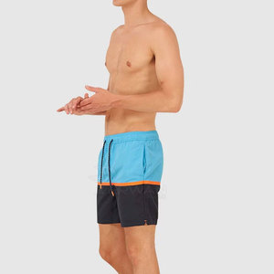 High Street Style Pantalones cortos de playa de algodón de color sólido para hombres para adultos para correr y Playa-Teñido liso - Product Image 2