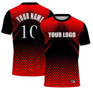 Wholesale Custom Quick Dry V Neck Print Retro Jersey Football Oversized Boxy T-shirt <b>Men</b> Basketball <b>Crop</b> Mesh Soccer Jersey - Product Image 1