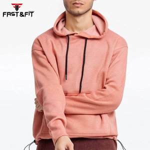 เสื้อมีฮู้ดของผู้ชายแบบสวมหัวผ้าโพลีเอสเตอร์ผ้าฝ้ายน้ำหนักเบามีทุกขนาด - Product Image 2