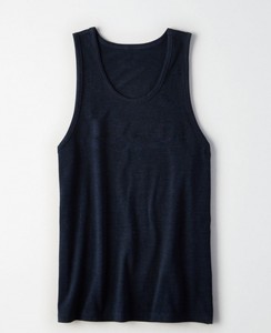 เสื้อกล้ามสำหรับผู้ชายผ้าฝ้ายถัก100% ระบายอากาศได้ดี220กรัมสำหรับใส่ไปยิมฟิตเนส - Product Image 2