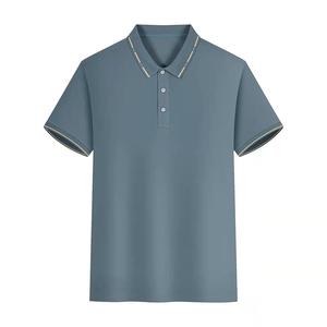 Camisas de Golf ajustadas para hombre, Polo personalizado de manga corta, liso, bordado, venta al por mayor - Product Image 6