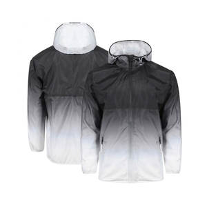 Vestes coupe-vent softshell de qualité supérieure OEM Pull à capuche zippé personnalisé pour la randonnée Tenue décontractée Toile imperméable - Product Image 1