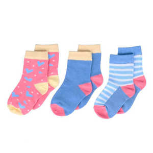 Confezione da 3 Calzini Fantasia per Bambini 100% Cotone Antiscivolo Stile Casual Traspirante con Logo/Disegno Animale per Estate Inverno - Product Image 2