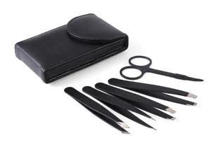 Fabricant de kit de beauté 5 pièces en acier inoxydable de qualité supérieure pince à épiler pour allonger les cils ANAAIF - Product Image 5