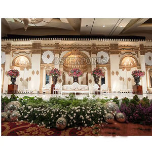 Glam Punjabi mariage Sangeet accessoires de scène magnifique mariage Punjabi Mehndi décoration mariage Punjabi Virsa thème Sangeet scène - Product Image 4