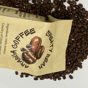 Café en grains torréfiés foncés de haute qualité 100% Arabica commercialisé pour l'UE, les États-Unis, les Émirats arabes unis, OEM - Product Image 1