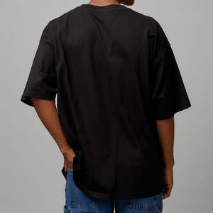 T-shirt pour homme à coupe boxe personnalisée avec motif graphique 100% coton décontracté d'été anti-froissement surdimensionné - Product Image 3