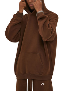 Sudadera con Capucha de Corte Holgado para Hombre, con Logotipo Personalizado, Marca Privada OEM, Ropa Urbana Unisex B2B, Sudadera de Forro Polar Extra Grande - Product Image 4