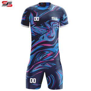 ชุดเสื้อฟุตบอลระบายอากาศได้ดีโลโก้ที่กำหนดเองคุณภาพสูงสำหรับฤดูกาลใหม่ - Product Image 3