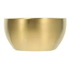 Cuenco para servir de Metal Chapado en latón para boda hecho a mano personalizado bajo diseño de flores cocina decorativo hecho a mano cuenco para servir de Metal - Product Image 5