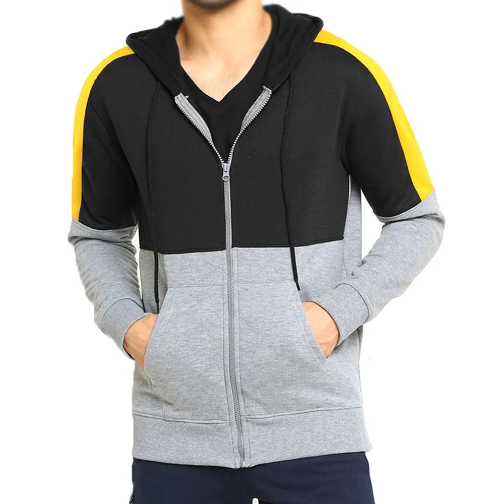 New Zipper Custom logo Printed men's hoodies coat printed sweaters loose cheap zips-up cloths